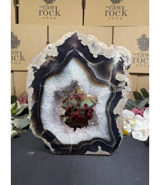 Natural Agate Geode Cut Base #43, 4752gr