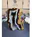 Natural Agate Geode Cut Base #53, 2412gr