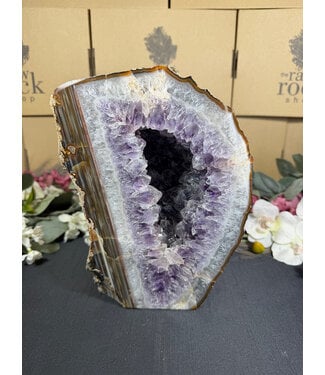 Natural Agate Geode Cut Base #40, 5972gr