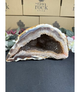 Natural Agate Geode Cut Base #38, 2878gr