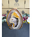 Natural Agate Geode Cut Base #37, 1196gr