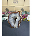 Natural Agate Geode Cut Base #35, 1274gr
