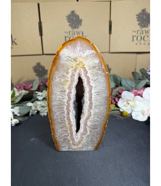 Natural Agate Geode Cut Base #64, 4774gr