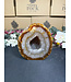 Natural Agate Geode Cut Base #94, 1956gr