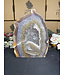 Natural Agate Geode Cut Base #93, 1732gr