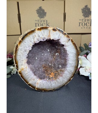 Natural Agate Geode Cut Base #81, 5288gr