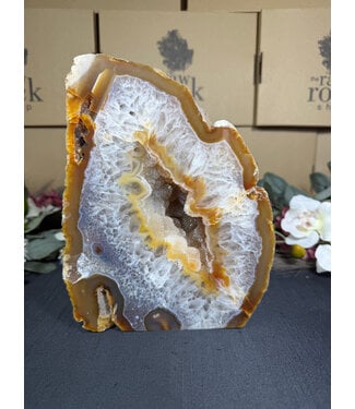 Natural Agate Geode Cut Base #74, 4752gr