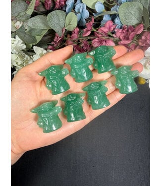 Mini Green Aventurine Grogu