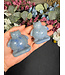 Blue Aventurine Snorlax Carving, Pokémon Carving