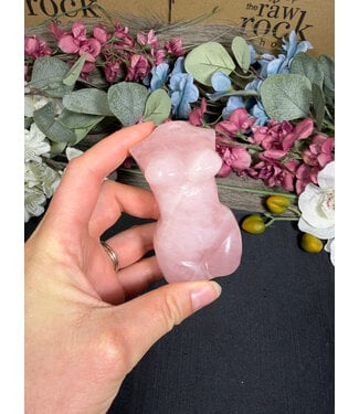 Rose Quartz Goddess Body #14, 204gr