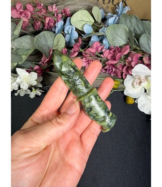 Knife #2, Green Jade, 58gr