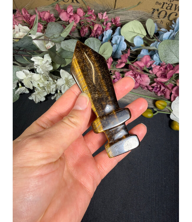 Knife #9, Tiger Eye, 56gr