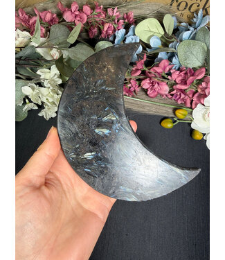 Arfvedsonite Moon #3, 328gr