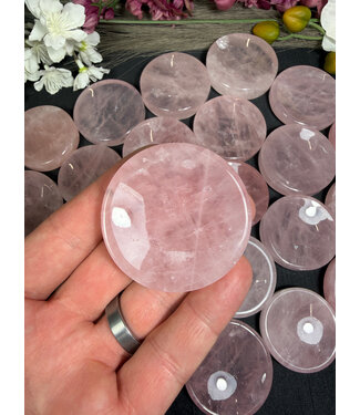 Mini Bowl, Round, Rose Quartz