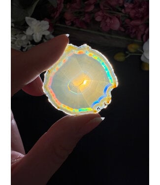 Iris Agate Slice #1, 4.66gr