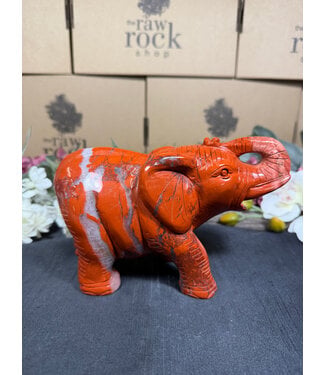 Red Jasper Elephant #1, 1598gr