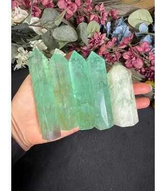 Green Fluorite Point, Size X-Large [100-124gr]