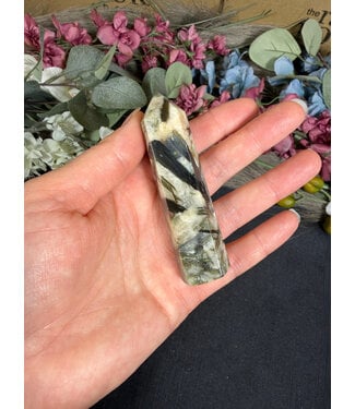 Green Tourmaline Point, Size Medium [50-74gr]