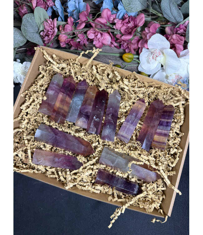 Candy Fluorite Points 1KG bulk lot