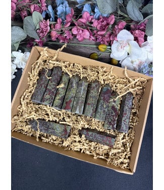 Dragon Bloodstone Points 1KG bulk lot