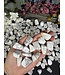 Howlite Tumbled Stones, Polished Howlite, Grade A; 4 sizes available, purchase individual or bulk