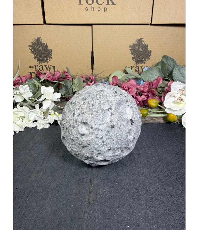 Large Yooperlite Moon Sphere #18, 98mm, 1228gr