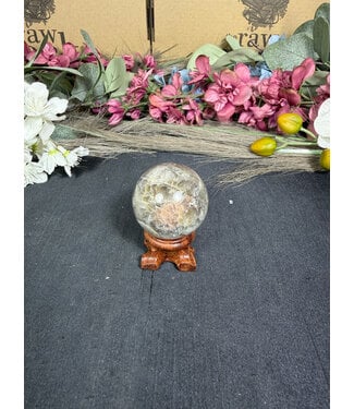 Black Moonstone Sphere #9, 37.7mm, 76gr