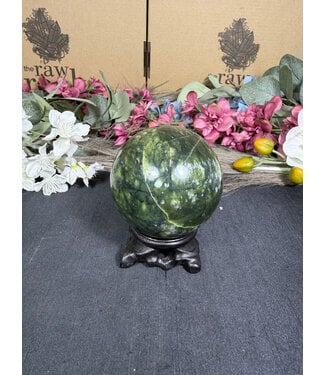 Green Jade Sphere #6, 70.6mm, 486gr