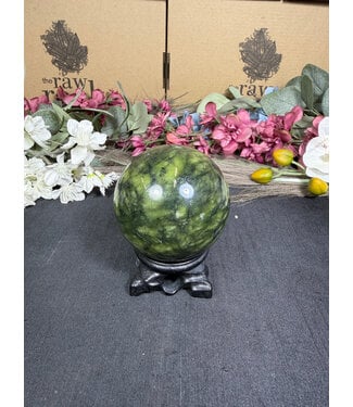 Green Jade Sphere #5, 68.6mm, 452gr