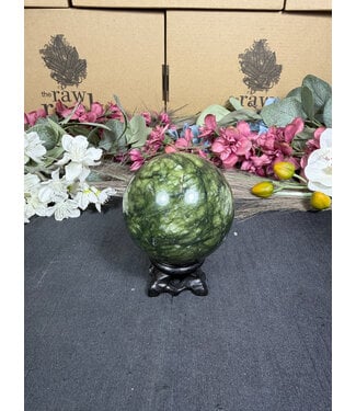 Green Jade Sphere #3, 67.4mm, 438gr