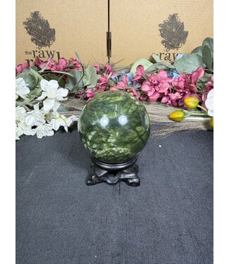 Green Jade Sphere #2, 66.9mm, 418gr