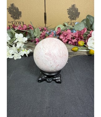 Pink Opal Sphere #3, 69.8mm, 496gr