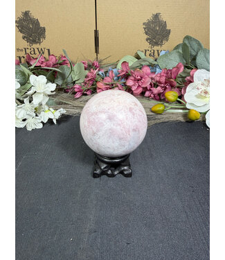 Pink Opal Sphere #4, 64.7mm, 392gr