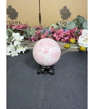 Pink Opal Sphere #5, 63.6mm, 378gr