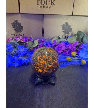 Yooperlite Sphere #3, 73.1mm, 530gr