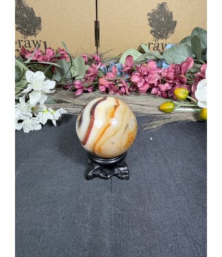 Sardonyx Sphere #18, 53.9mm, 212gr