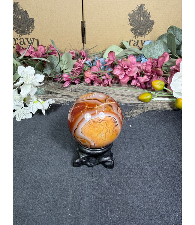 Sardonyx Sphere #19, 52.7mm, 200gr