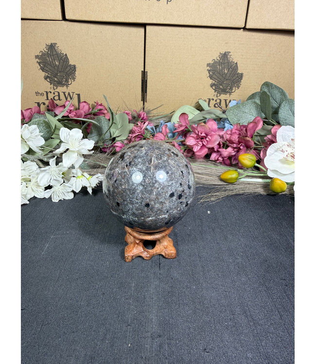 Yooperlite Sphere #4, 67.7mm, 420gr