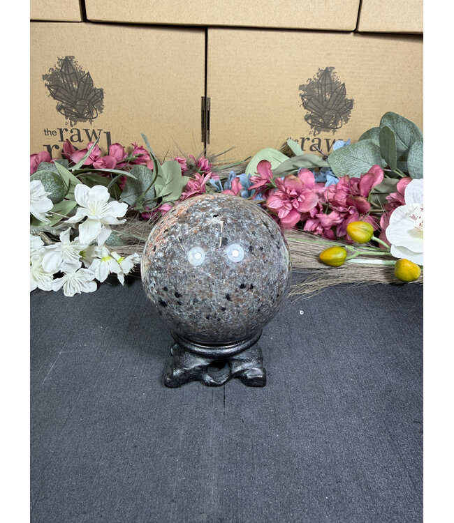 Yooperlite Sphere #3, 73.1mm, 530gr