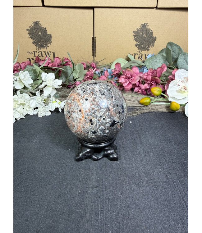 Yooperlite Sphere #2, 72.2mm, 510gr