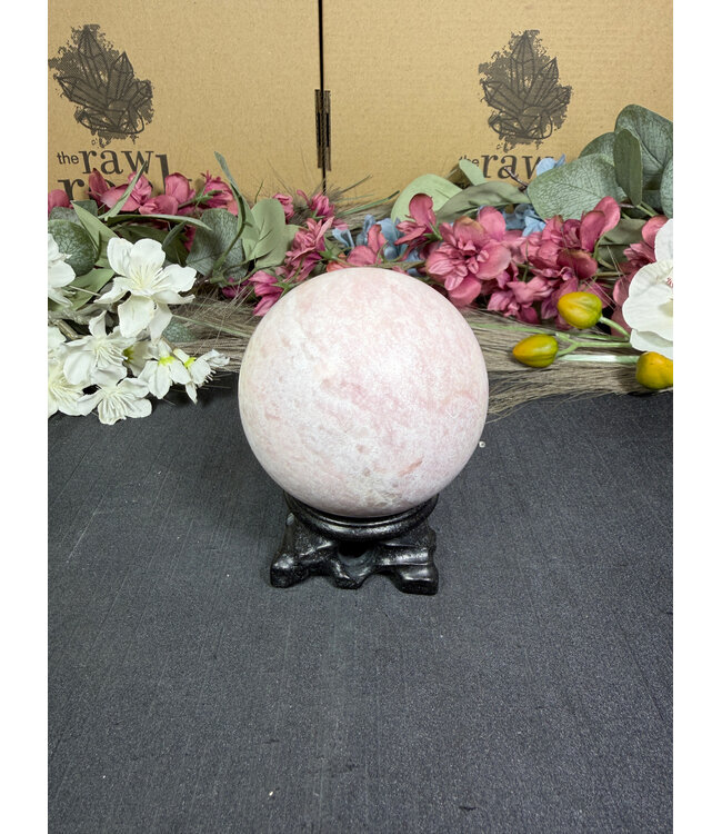 Pink Opal Sphere #3, 69.8mm, 496gr