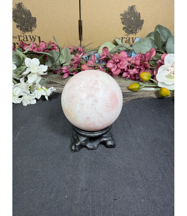 Pink Opal Sphere #2, 67.1mm, 440gr