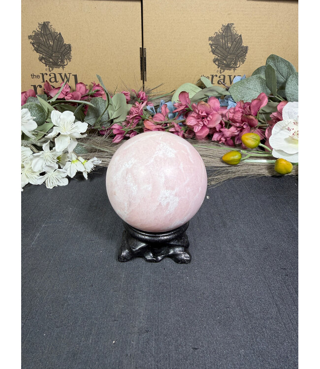 Pink Opal Sphere #1, 67.5mm, 446gr