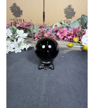 Black Obsidian Sphere #3, 58.8mm, 274gr