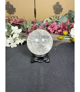 Clear Quartz Sphere #55, 66.8mm, 422gr