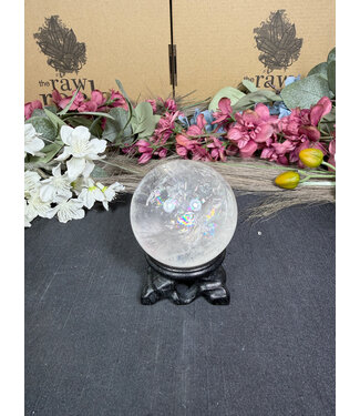 Clear Quartz Sphere #52, 59.2mm, 288gr