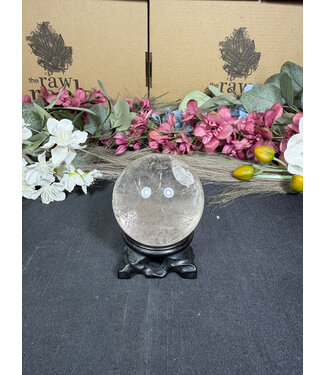 Clear Quartz Sphere #50, 58.1mm, 278gr