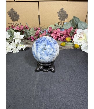 Blue Kyanite Sphere #6, 68.2mm, 516gr