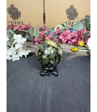 Prehnite Sphere #3, 59.1mm, 338gr