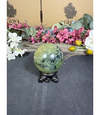 Prehnite Sphere #2, 57.7mm, 292gr